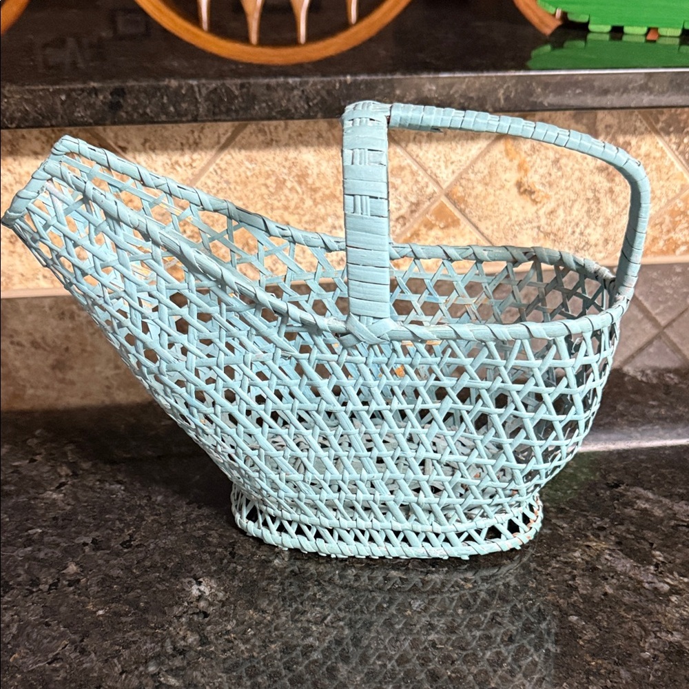 Woven Basket with Handle -